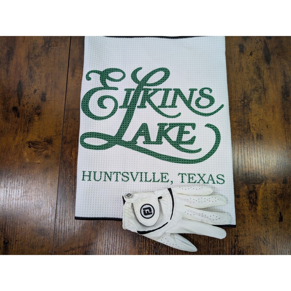 FootJoy Golf Glove & Elkins Lake Waffle Towel Combo